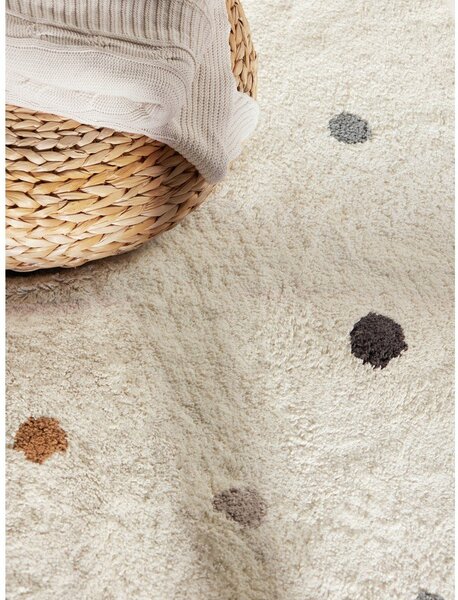 Tappeto per bambini color crema in cotone lavabile/tessuto a mano 140x200 cm Snuggle Pippo – Hanse Home