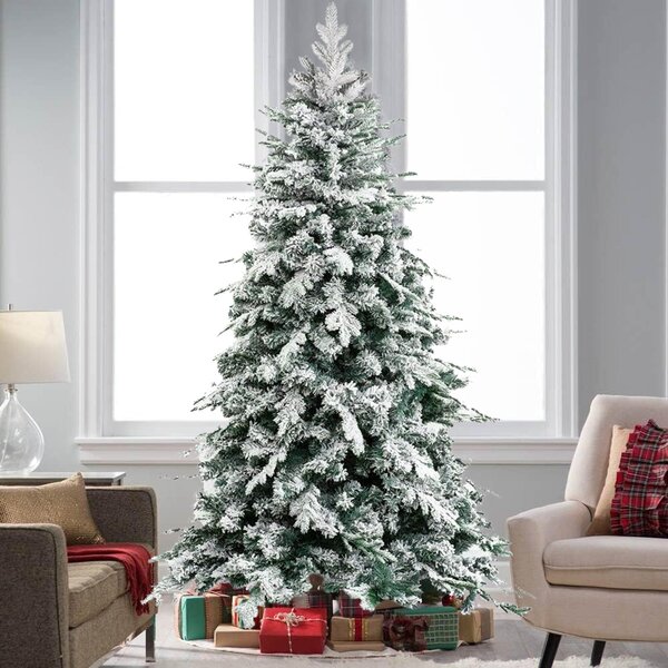 Albero di Natale Innevato Artide 180 cm Folto Foltissimo Realistico 706 Punte