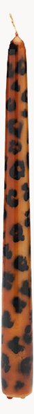 Set di 2 candele a bastoncino fatte a mano Leopard