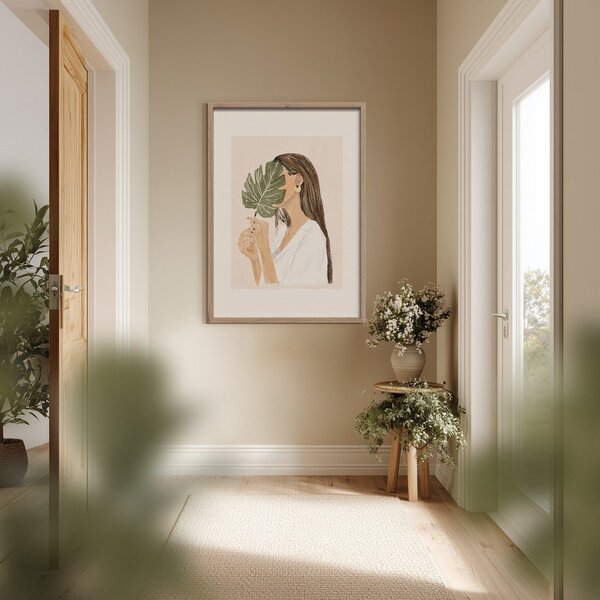 Dipinto stampato con cornice inclusa 50x70 cm Hidden – Styler