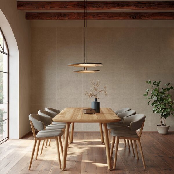 Set di pannelli acustici in tessuto 2 pz 60x60 cm Light Linen – Styler