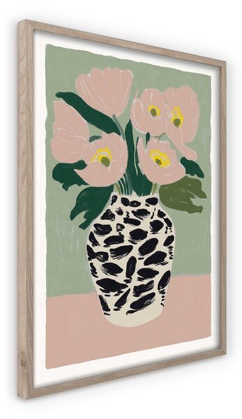 Dipinto stampato con cornice inclusa 50x70 cm Spotted Vase – Styler