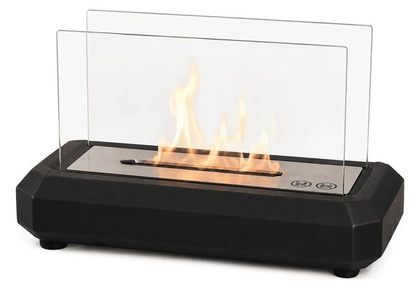 Tecno Air System Camino a Bioetanolo Biocamino Capacit 1 Litro 1000 Watt 207x347x177 mm colore Nero - RUBY Auta Black