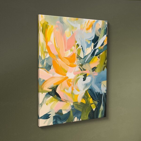 Dipinto stampato dipinto su tela 70x100 cm Floral Gust – Styler