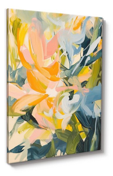 Dipinto stampato dipinto su tela 70x100 cm Floral Gust – Styler