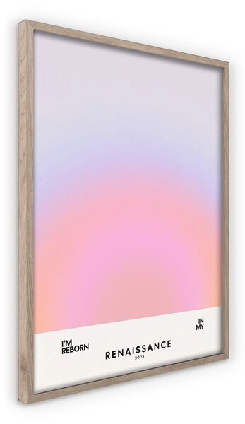Dipinto stampato con cornice inclusa 50x70 cm Soft Nuances – Styler