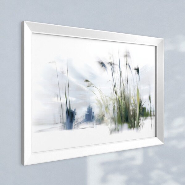 Dipinto stampato con cornice inclusa 56x75 cm Blue Grasses – Styler
