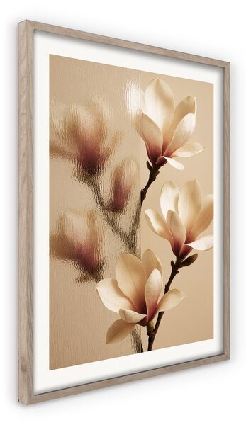 Dipinto stampato con cornice inclusa 50x70 cm Soft Magnolia – Styler