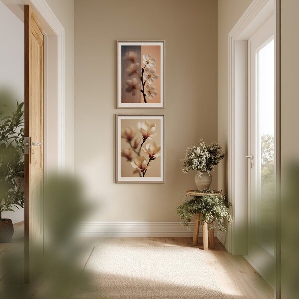 Dipinto stampato con cornice inclusa 50x70 cm Soft Magnolia – Styler