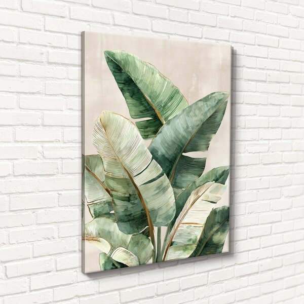 Dipinto stampato dipinto su tela 70x100 cm Foliage – Styler