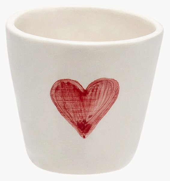 Tazzina da caffè dipinta a mano Queen of Hearts