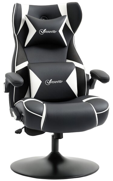 Vinsetto: poltrona da gaming con funzione oscillante, poltrona da gaming con altoparlanti, sedia da ufficio in PU