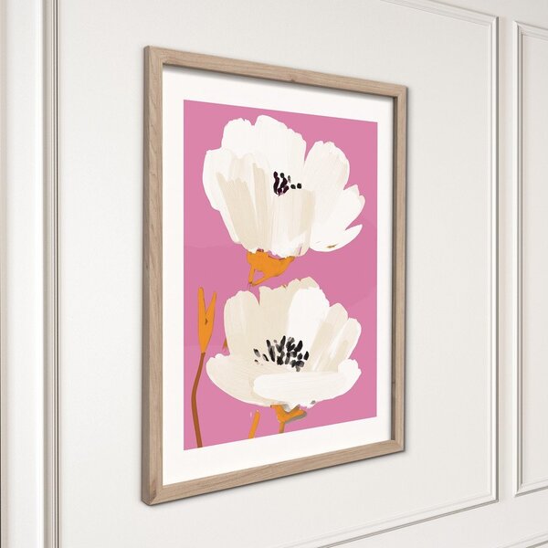 Dipinto stampato con cornice inclusa 30x40 cm Peony Bloom – Styler