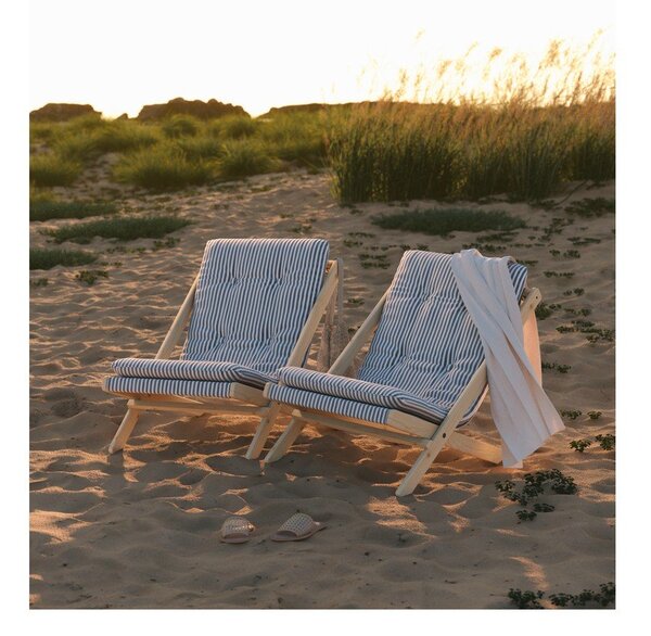 Sedia pieghevole Raw/Wheat Beige Boogie - Karup Design