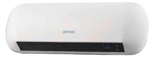 Zephir Termoventilatore da parete Ceramico Stufa elettrica Potenza 2000 Watt con Telecomando Timer e Termostato colore Bianco - ZMW2019B