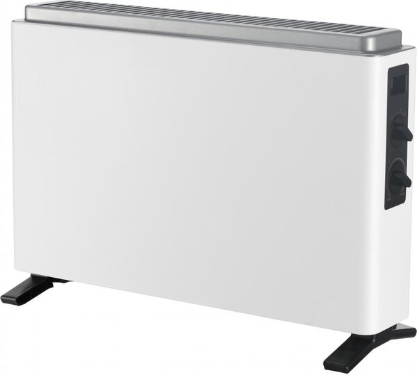 MIDEA Termoconvettore Stufa Elettrica per Riscaldamento Potenza 2000 Watt con Termostato Regolabile colore Bianco - NDK2021AE