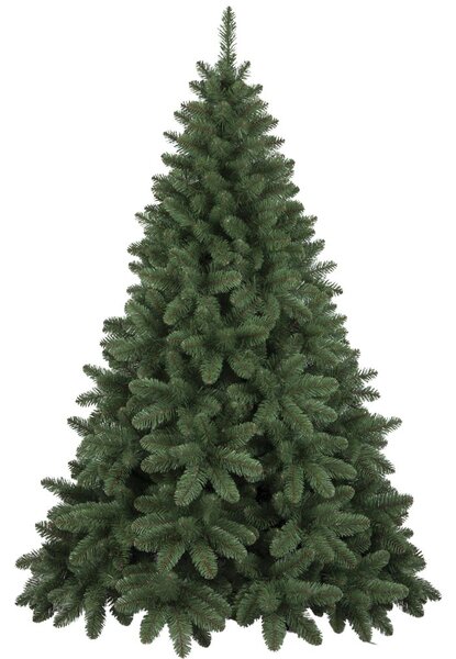 Albero di Natale 150 cm Piccadilly Super Folto 347 Rami Pino Verde Base Croce