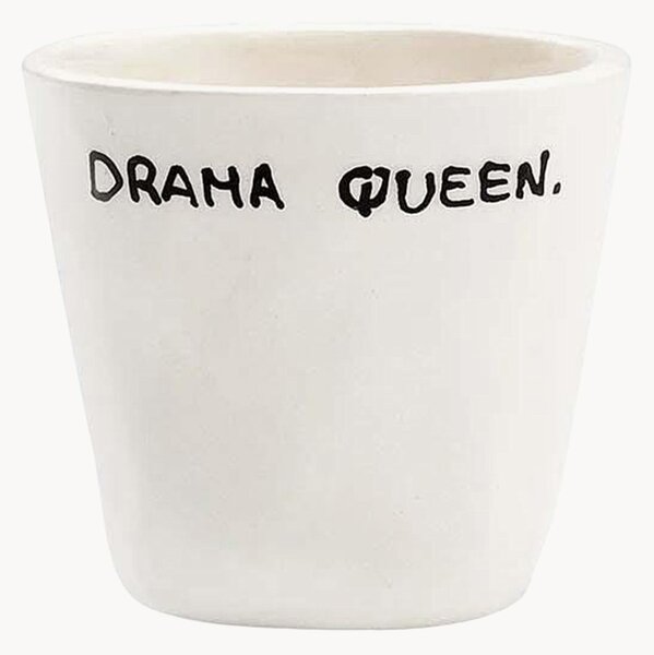 Tazzina da caffè in ceramica Drama Queen