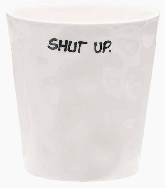 Tazza da caffè in ceramica Shut Up