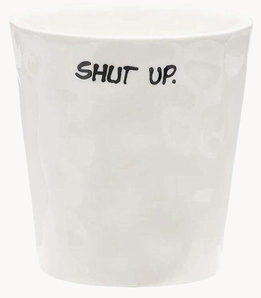 Tazzina da caffè in ceramica Shut Up