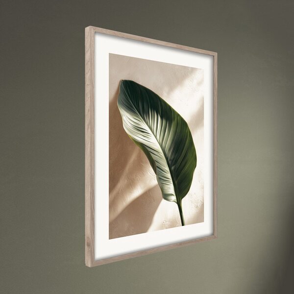 Dipinto stampato con cornice inclusa 50x70 cm Strelizia Leaf – Styler