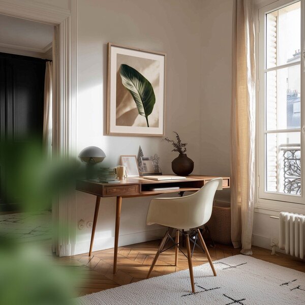 Dipinto stampato con cornice inclusa 50x70 cm Strelizia Leaf – Styler