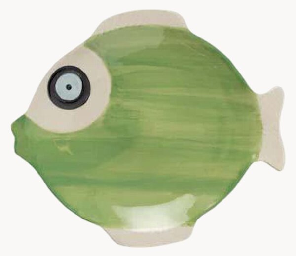 Piatto da dessert in ceramica Tidal Fish