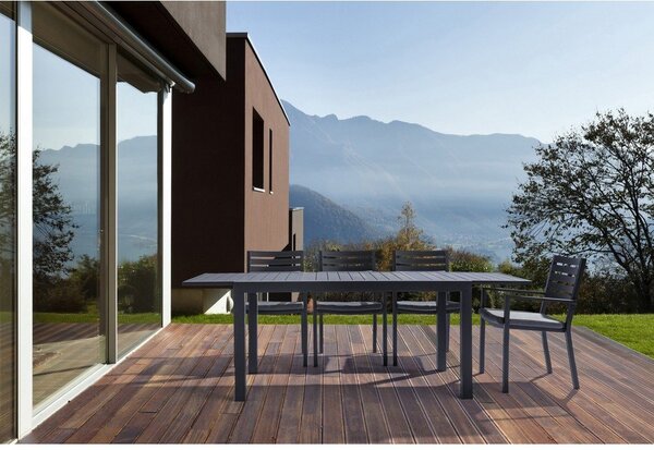 Tavolo da pranzo da giardino in alluminio 90x160 cm Hilde – Bizzotto
