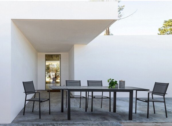 Tavolo da pranzo da giardino in alluminio 90x160 cm Hilde – Bizzotto