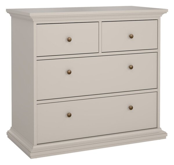 Cassettiera color crema 96x87x49 cm Paris – Tvilum