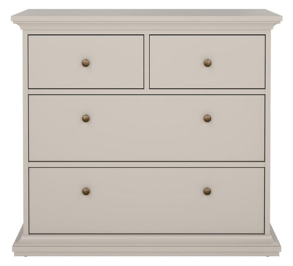 Cassettiera color crema 96x87x49 cm Paris – Tvilum