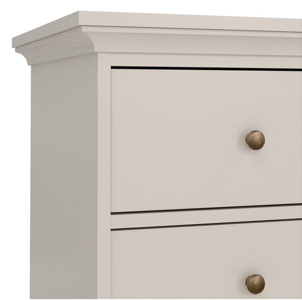 Cassettiera color crema 96x87x49 cm Paris – Tvilum
