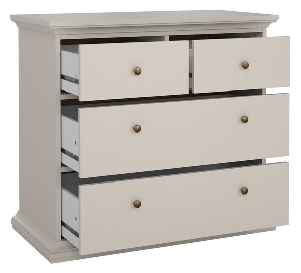 Cassettiera color crema 96x87x49 cm Paris – Tvilum