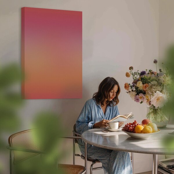 Dipinto stampato dipinto su tela 70x100 cm Pink Aura – Styler