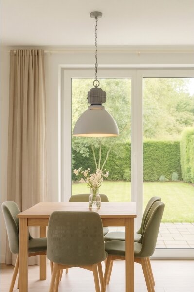 Eglo 49868 - Lampadario a sospensione con catena ROCKINGHAM 1xE27/60W/230V