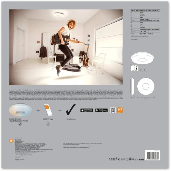 Ledvance - Plafoniera LED dimmerabile SMART+ DONUT LED/24W/230V Wi-Fi