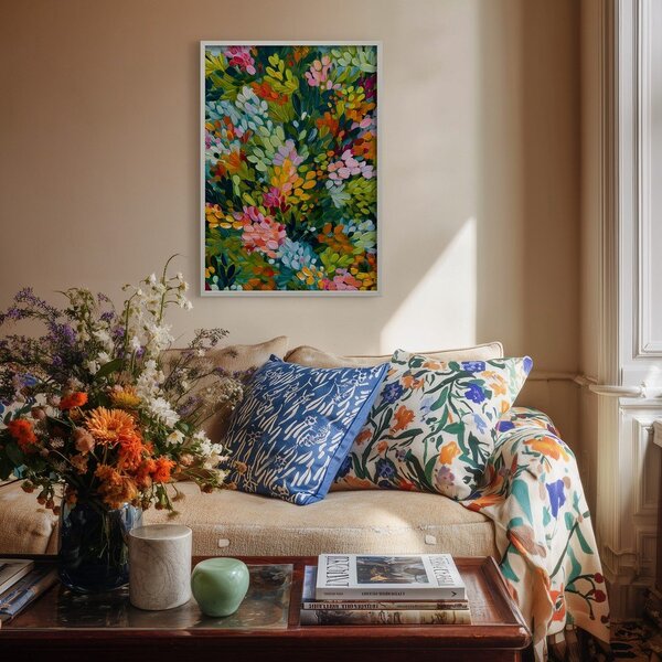 Dipinto stampato con cornice inclusa 50x70 cm Vivid Meadow – Styler