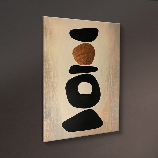 Dipinto stampato dipinto su tela 70x100 cm Stones – Styler