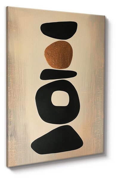 Dipinto stampato dipinto su tela 70x100 cm Stones – Styler