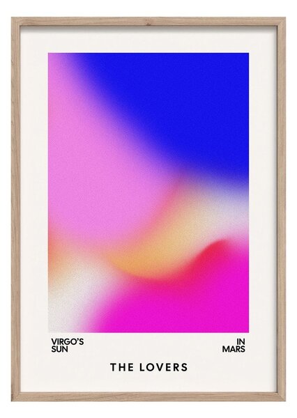 Dipinto stampato con cornice inclusa 50x70 cm Love Flow – Styler