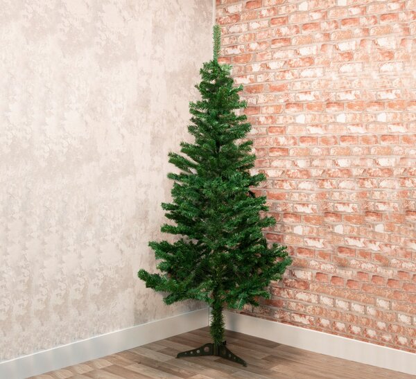 Albero di Natale 180 cm in PVC 350 Rami Decorazione Addobbo Natalizio con Base