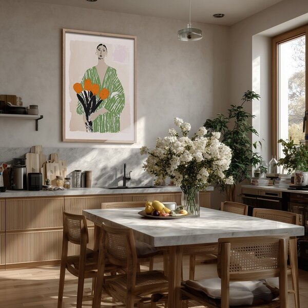 Dipinto stampato con cornice inclusa 50x70 cm Stella – Styler
