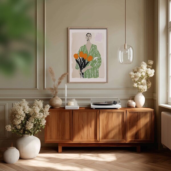Dipinto stampato con cornice inclusa 50x70 cm Stella – Styler