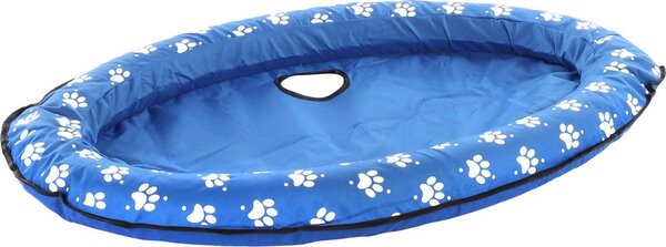 Letto gonfiabile Flamingo Fresk Flosi ovale blu