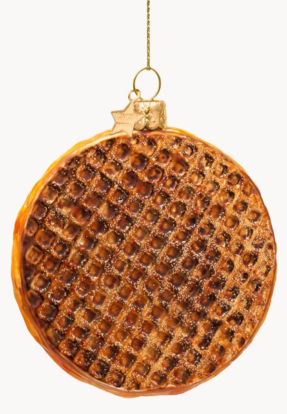 Pallina di Natale in vetro soffiato Dutch Stroopwafel