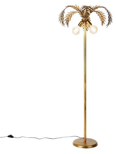 Lampada da terra smart oro 156 cm incl. 2 Wifi G95 - Botanica