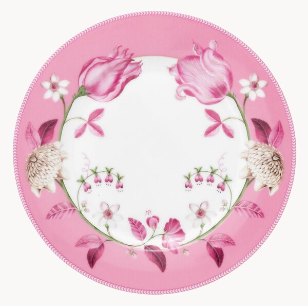 Set di 6 piatti da colazione in porcellana Jolie Tulip