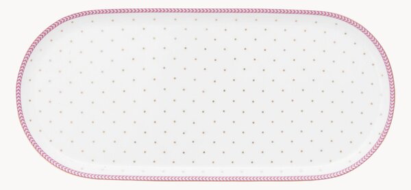 Set di 6 vassoi da portata in porcellana Jolie Dots