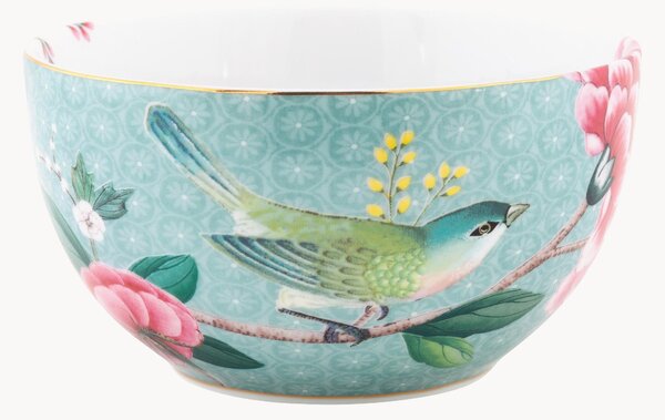 Set di 2 ciotole piccole in porcellana Blushing Birds