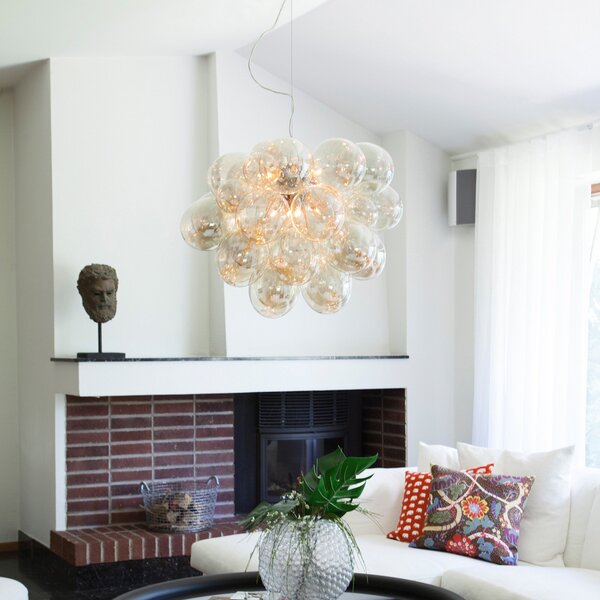 Lampada a sospensione By Rydéns, Gross Grande, dimmerabile, Beige, Soggiorno, Vetro, Design